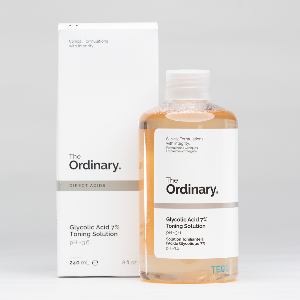 The ordinary toning. The Purest solutions Glycolic acid Aha.